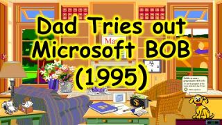Dad tries out Microsoft BOB (1995)